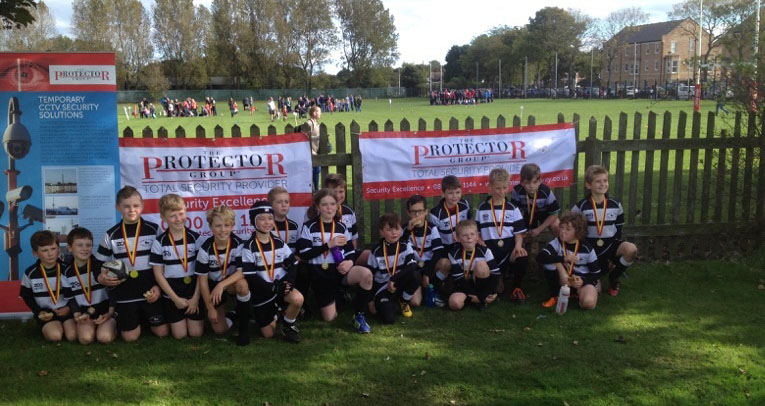 Percy Park side with Protector Medals